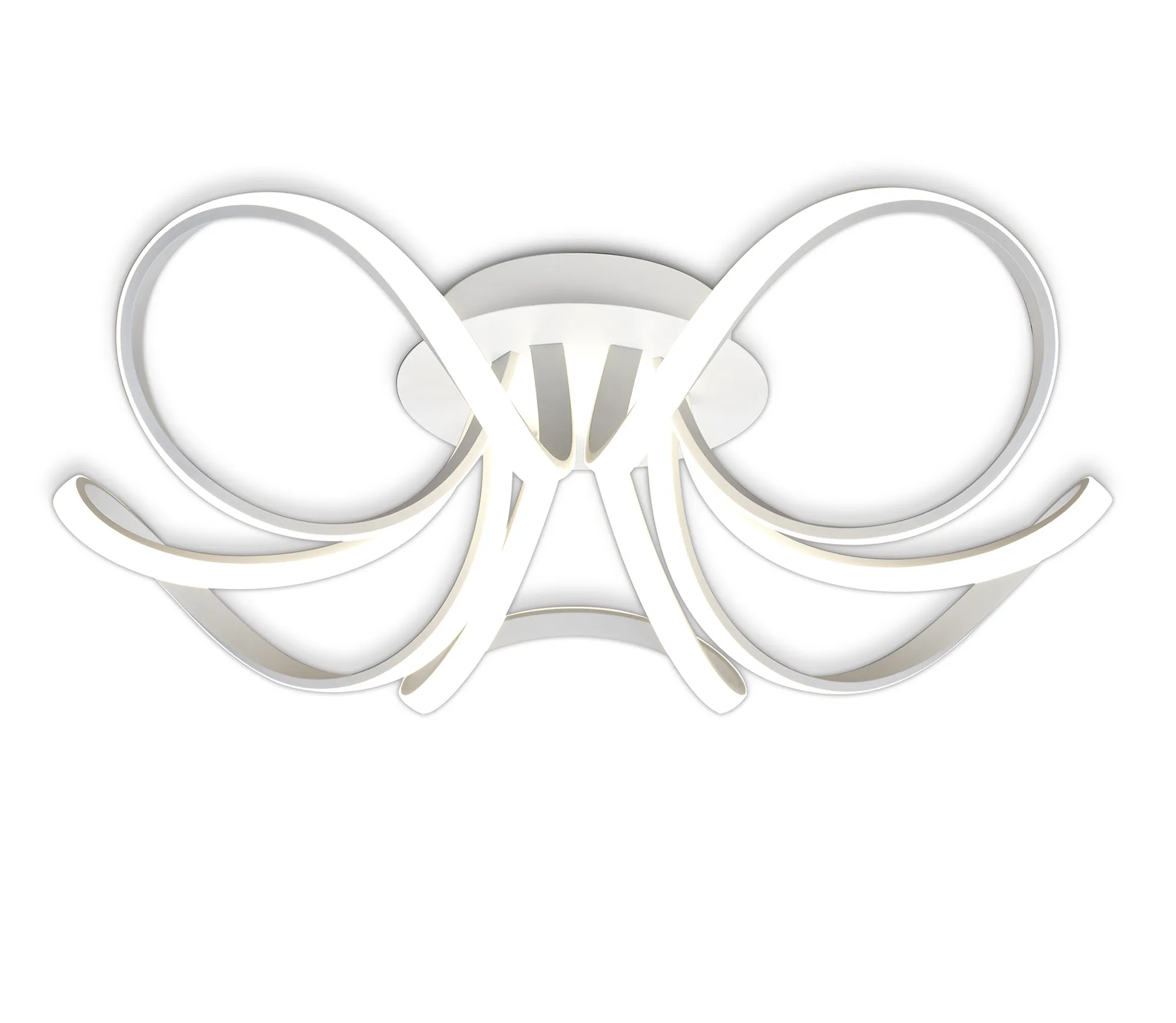 Knot Led Blanco Ceiling Lights Mantra Semi Flush Fittings Knot Led Blanco Ceiling Lights Mantra Semi Flush Fittings